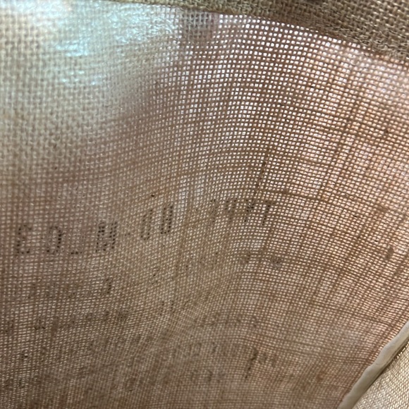 Jute Fiber Market Tote Bag Atlanta GA Shopping Bag Overnight Weekend Carry All - Picture 5 of 8